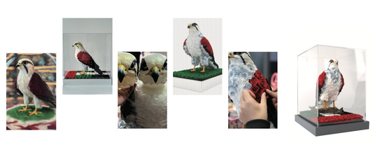 The Floral Falcon Masterpiece of Art and Precision